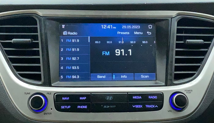 2018 Hyundai Verna 1.6 VTVT SX, Petrol, Manual, 23,948 km, Infotainment System