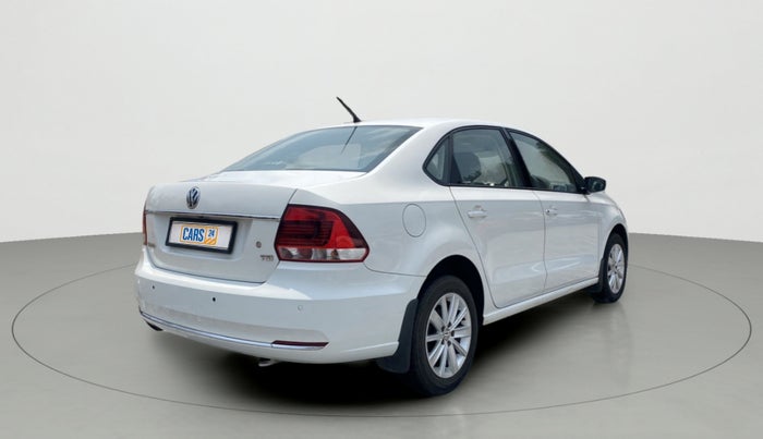 2017 Volkswagen Vento HIGHLINE PLUS 1.2 AT 16 ALLOY, Petrol, Automatic, 35,798 km, Right Back Diagonal