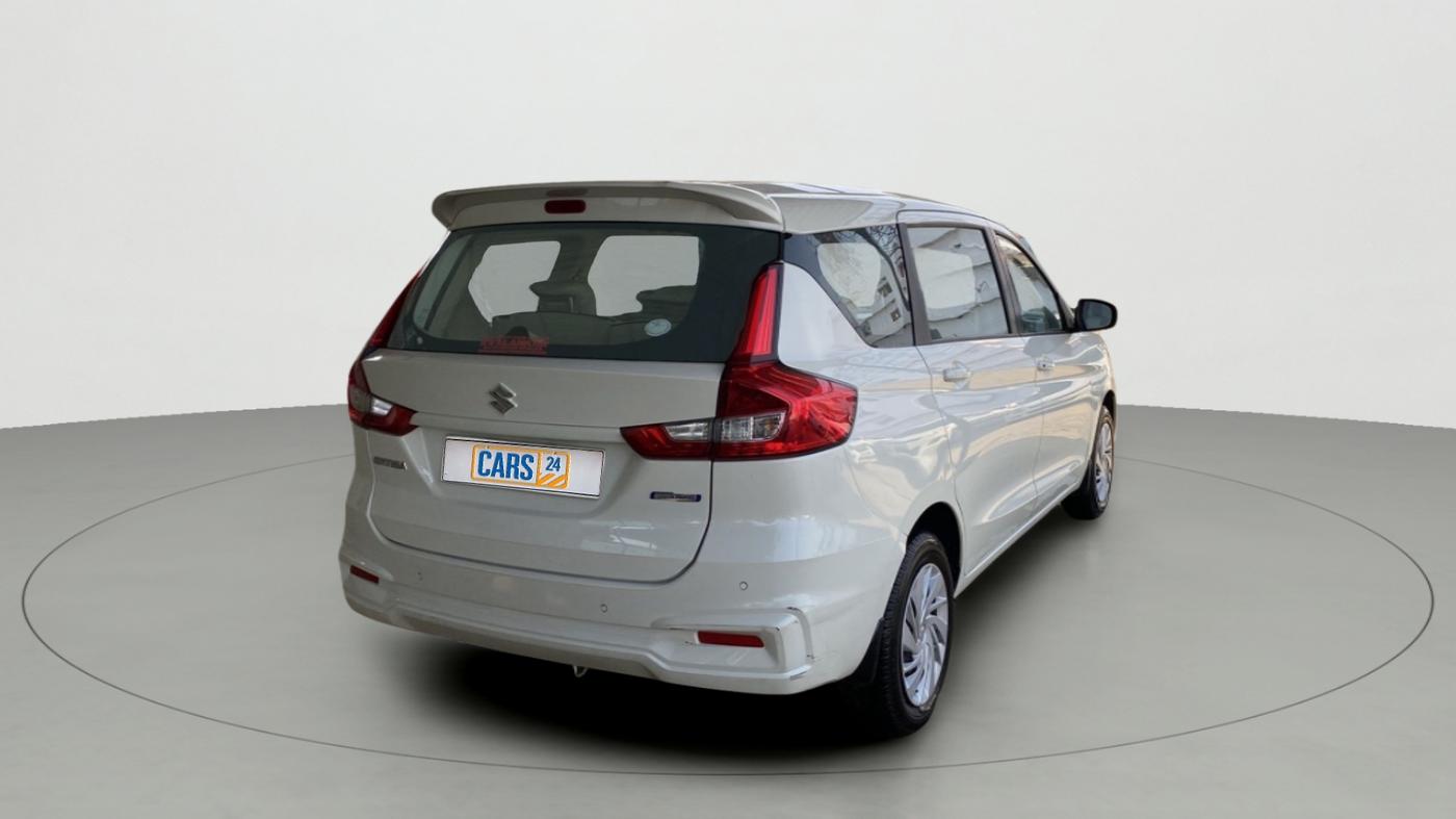 2019 Maruti Ertiga VXI SHVS, Petrol, Manual, 9,374 km, Right Back Diagonal