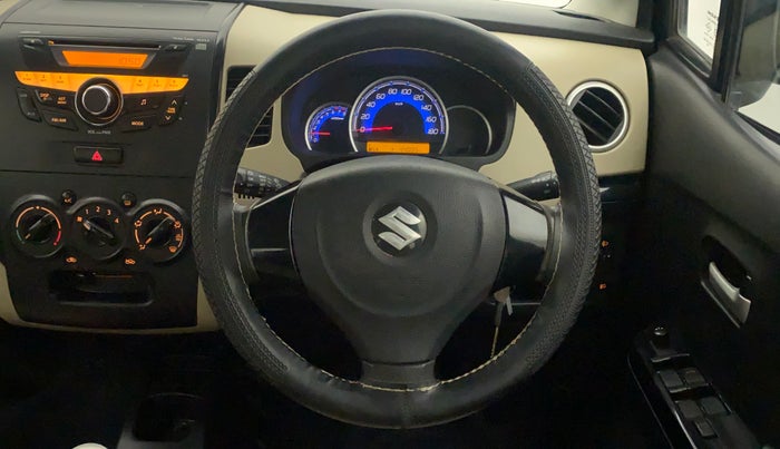 2017 Maruti Wagon R 1.0 VXI OPT, Petrol, Manual, 43,944 km, Steering Wheel Close Up
