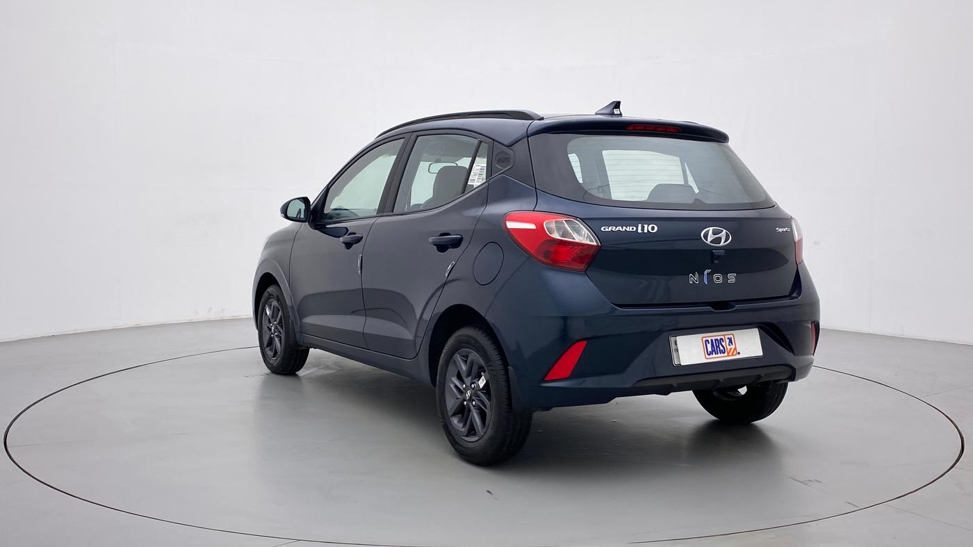 2022 Hyundai GRAND I10 NIOS SPORTZ 1.2 AT, Petrol, Automatic, 947 km, Left Back Diagonal