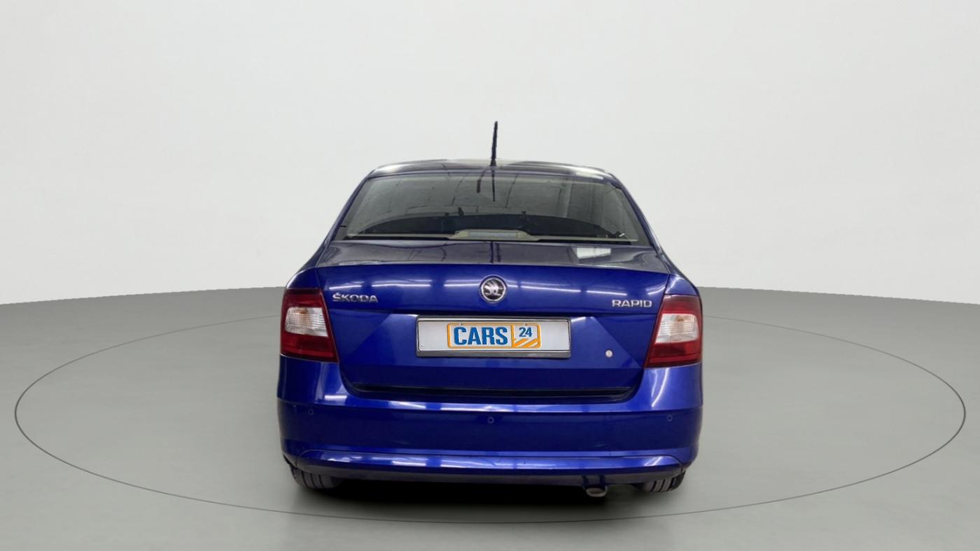 2019 Skoda Rapid AMBITION 1.6 MPI MT, Petrol, Manual, 8,359 km, Back/Rear