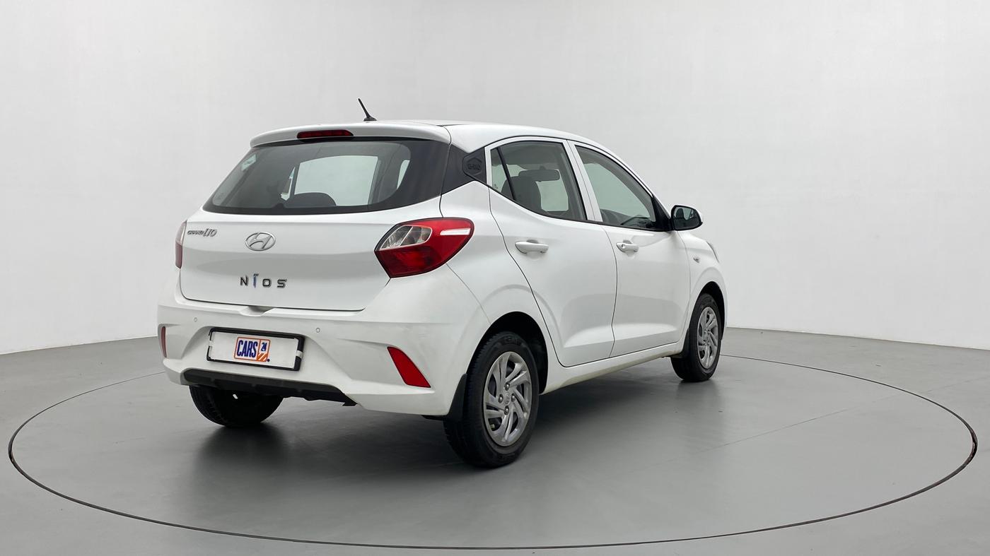 2021 Hyundai GRAND I10 NIOS MAGNA 1.2 KAPPA VTVT CNG, CNG, Manual, 40,021 km, Right Back Diagonal