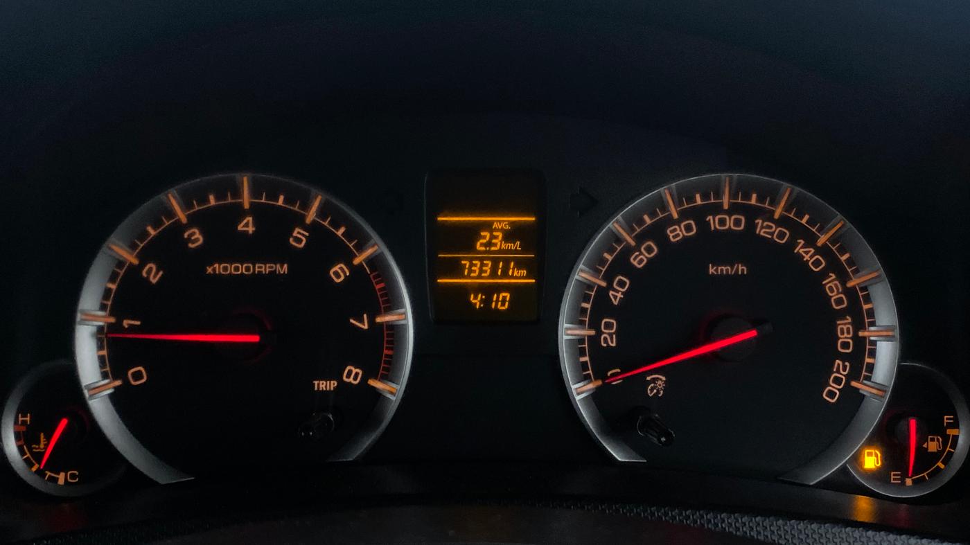 2017 Maruti Swift VXI D, Petrol, Manual, 73,372 km, Odometer Image