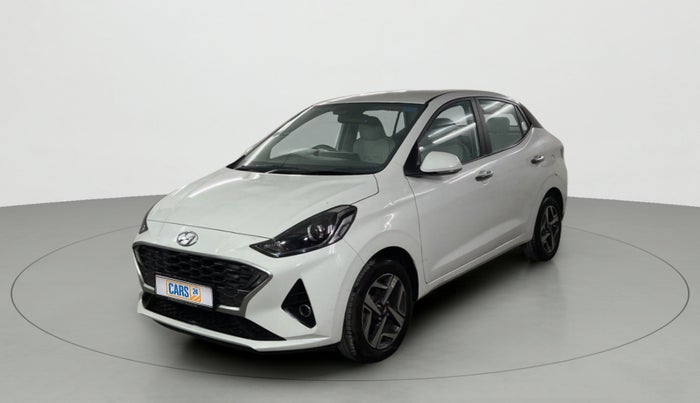 2021 Hyundai AURA SX PLUS 1.2 AMT, Petrol, Automatic, 2,191 km, Left Front Diagonal