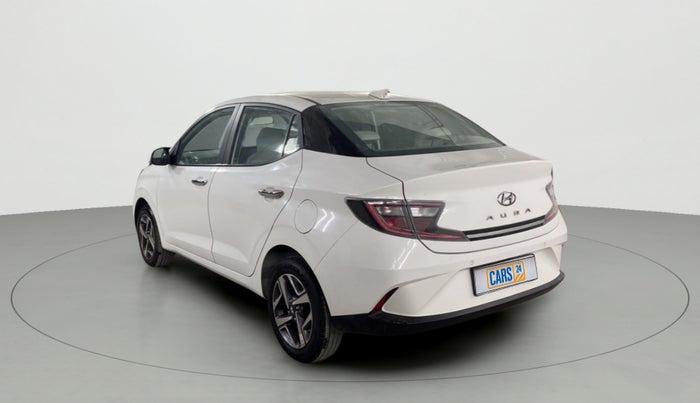 2021 Hyundai AURA SX PLUS 1.2 AMT, Petrol, Automatic, 2,191 km, Left Back Diagonal