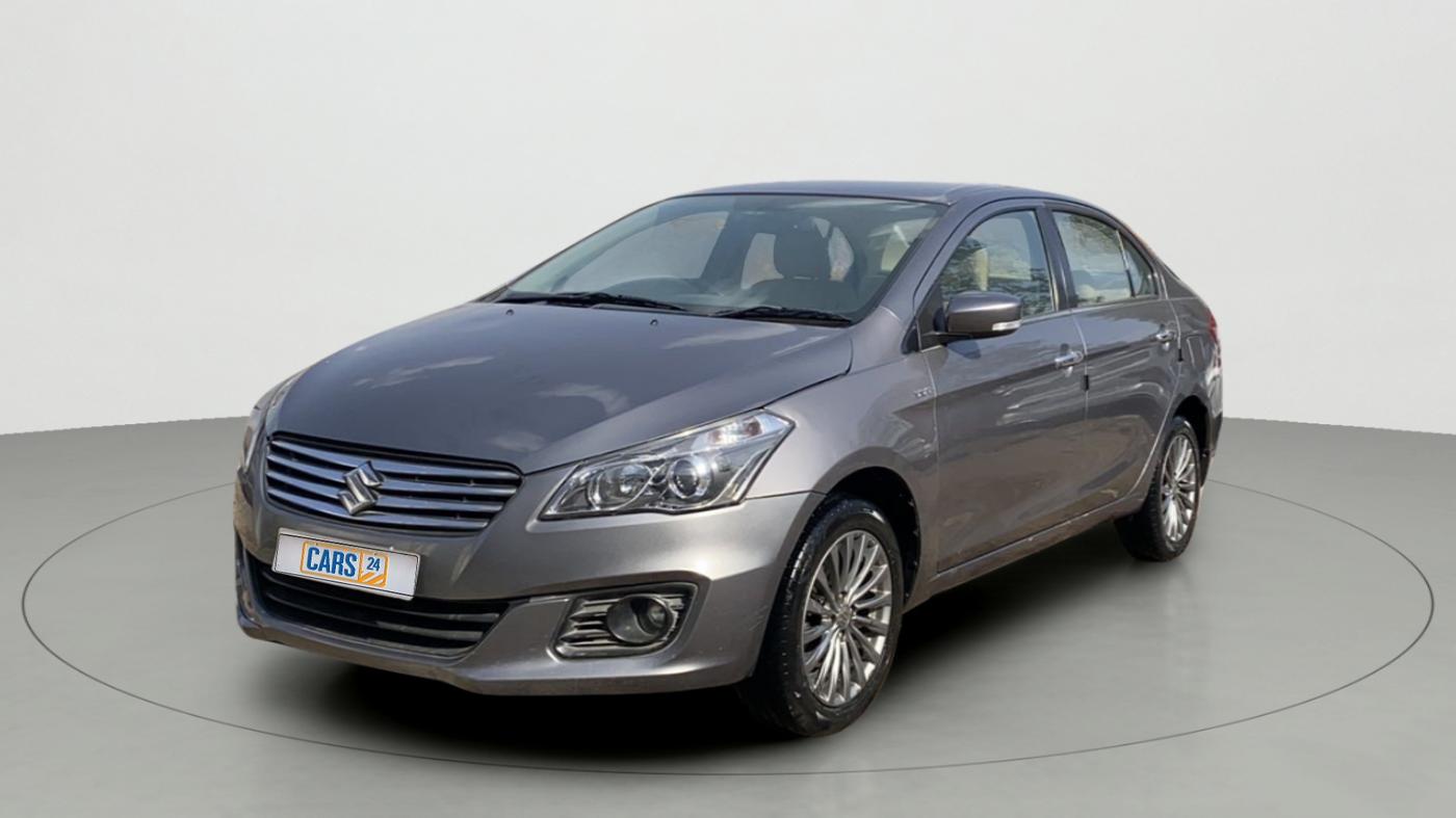 2016 Maruti Ciaz ZXI+ AT, Petrol, Automatic, 91,392 km, Left Front Diagonal