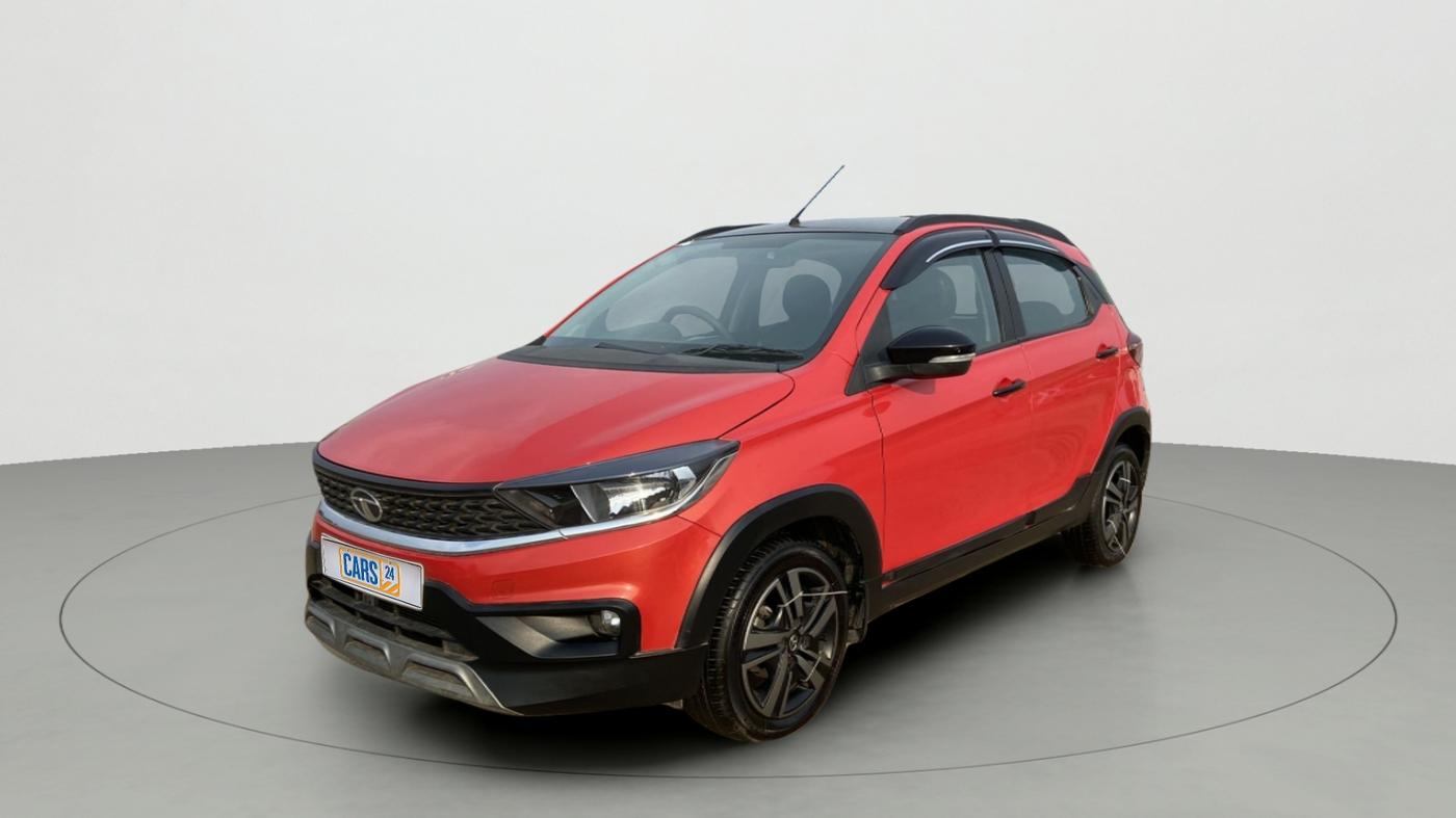 2021 Tata TIAGO NRG PETROL AMT, Petrol, Automatic, 12,077 km, Left Front Diagonal