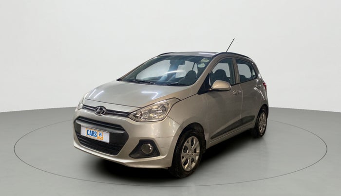 2015 Hyundai Grand i10 SPORTZ 1.2 KAPPA VTVT, Petrol, Manual, 32,895 km, Left Front Diagonal