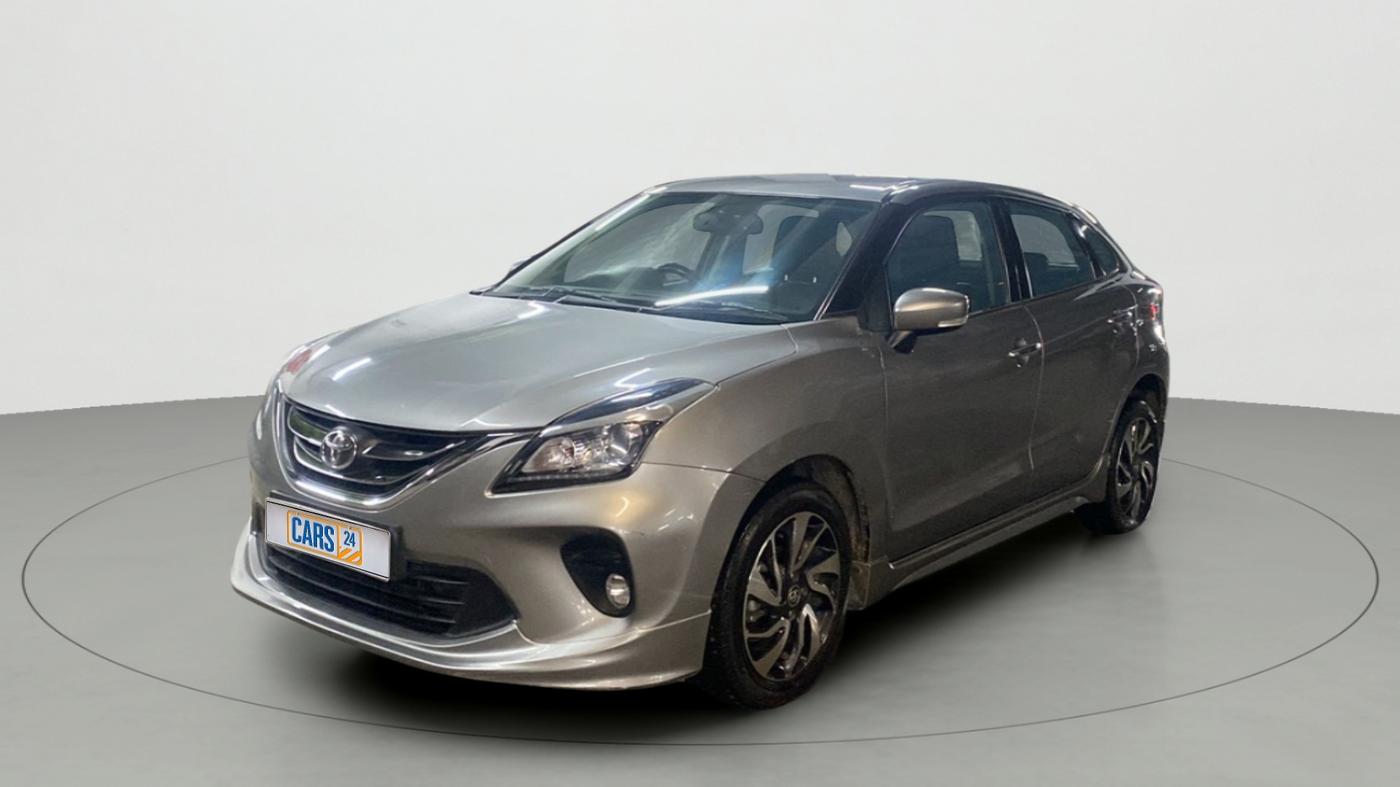 2019 Toyota Glanza V CVT, Petrol, Automatic, 93,670 km, Left Front Diagonal