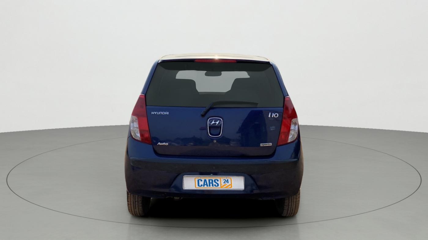 2010 Hyundai i10 SPORTZ 1.2 AT, Petrol, Automatic, 64,719 km, Back/Rear