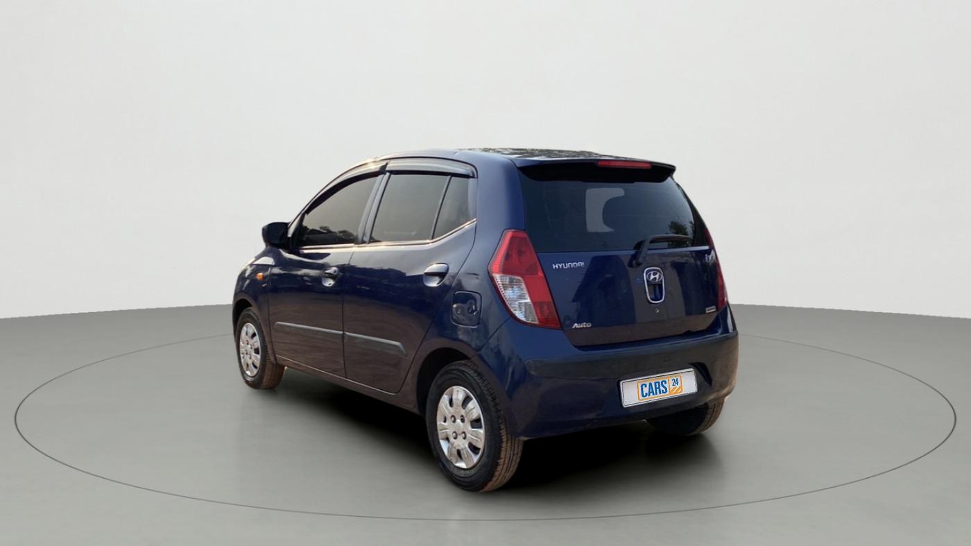 2010 Hyundai i10 SPORTZ 1.2 AT, Petrol, Automatic, 64,719 km, Left Back Diagonal