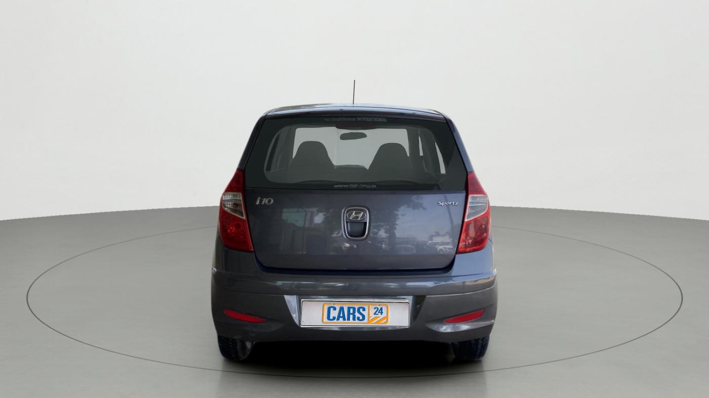 2013 Hyundai i10 SPORTZ 1.1, Petrol, Manual, 74,922 km, Back/Rear