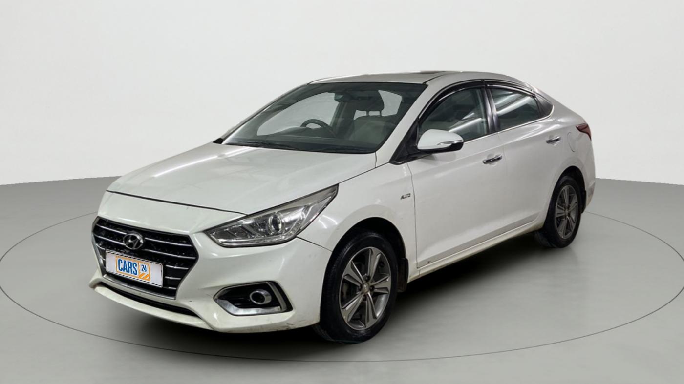 2018 Hyundai Verna 1.6 VTVT SX (O) AT, Petrol, Automatic, 78,698 km, Left Front Diagonal