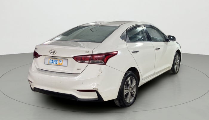 2018 Hyundai Verna 1.6 VTVT SX (O) AT, Petrol, Automatic, 78,698 km, Right Back Diagonal