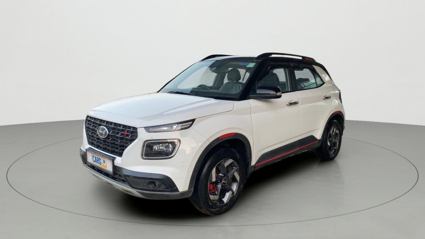 2021 Hyundai VENUE SX PLUS 1.0 TURBO DCT DUAL TONE, Petrol, Automatic, 42,346 km, Left Front Diagonal