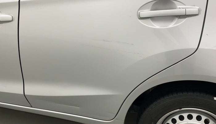 2013 Honda Brio E MT, Petrol, Manual, 1,01,340 km, Rear left door - Slightly dented