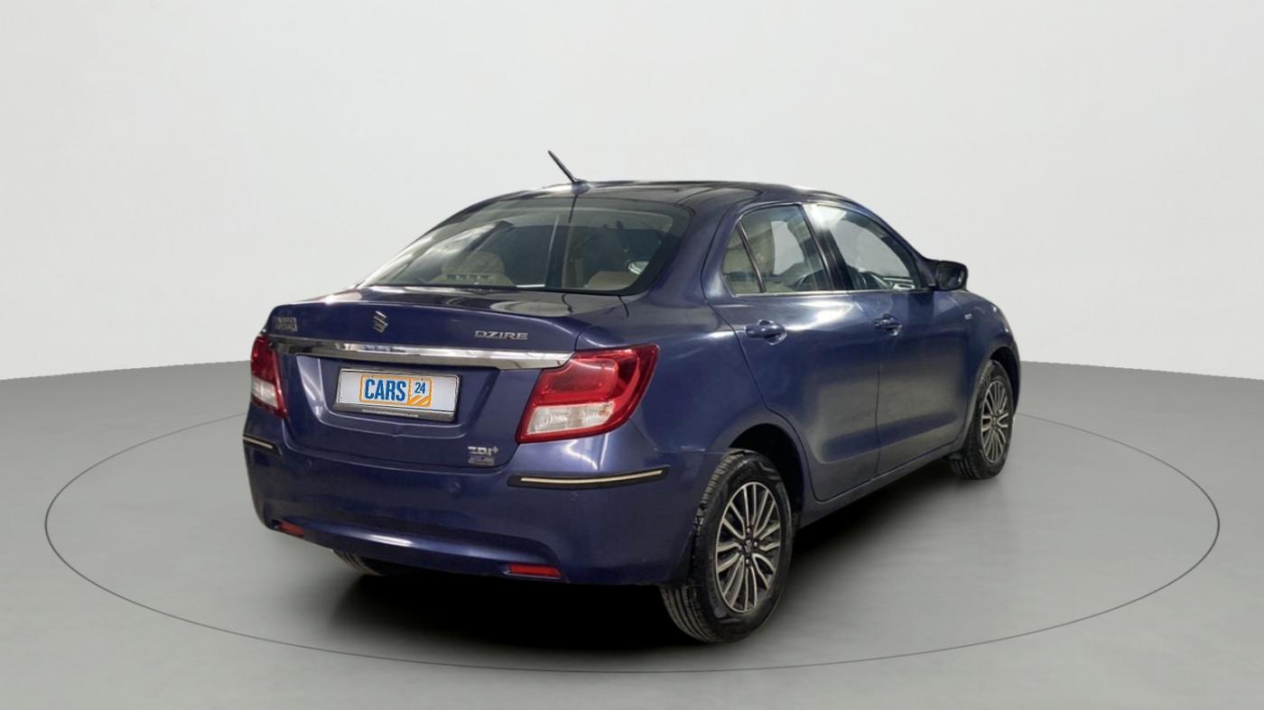2018 Maruti Dzire ZDI PLUS AMT, Diesel, Automatic, 92,232 km, Right Back Diagonal