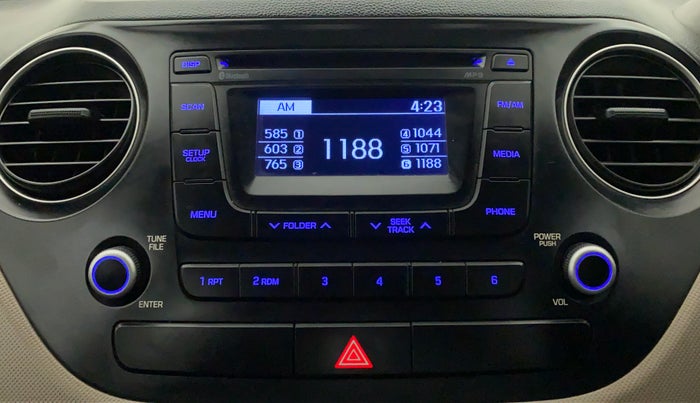 2015 Hyundai Xcent SX 1.2 (O), Petrol, Manual, 60,719 km, Infotainment System