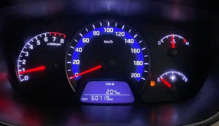 2015 Hyundai Xcent SX 1.2 (O), Petrol, Manual, 60,719 km, Odometer Image