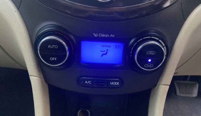 2013 Hyundai Verna FLUIDIC VTVT 1.6 EX AT, Petrol, Automatic, 88,756 km, AC Unit - Car heater not working