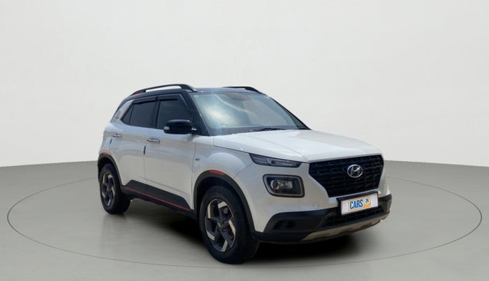 2020 Hyundai VENUE SX 1.0 (O) TURBO IMT DUAL TONE, Petrol, Manual, 48,553 km, Right Front Diagonal