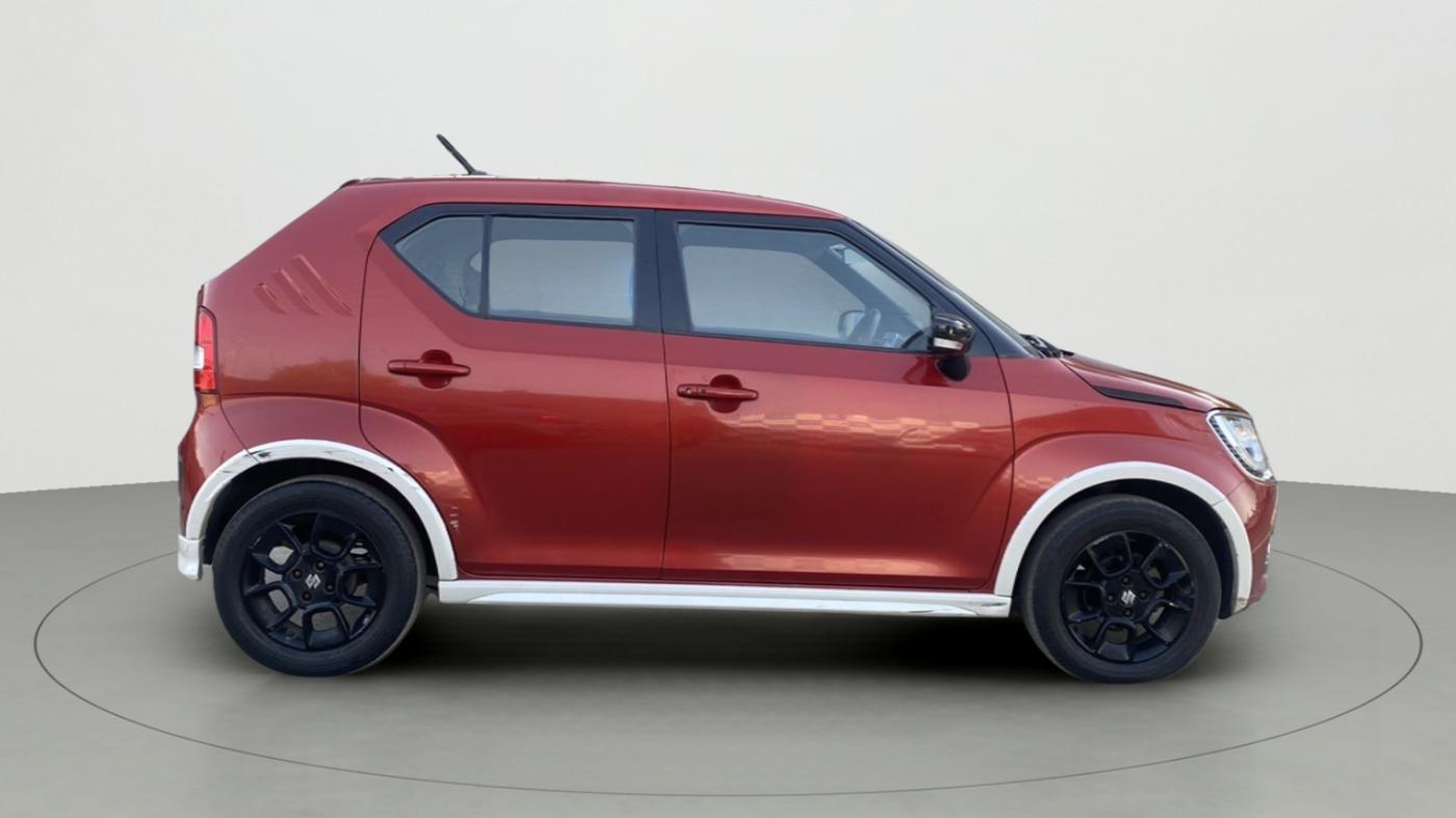 2018 Maruti IGNIS ALPHA 1.2 AMT DUAL TONE, Petrol, Automatic, 74,140 km, Right Side View
