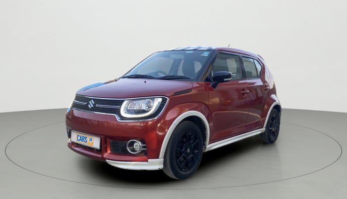 2018 Maruti IGNIS ALPHA 1.2 AMT DUAL TONE, Petrol, Automatic, 74,140 km, Left Front Diagonal