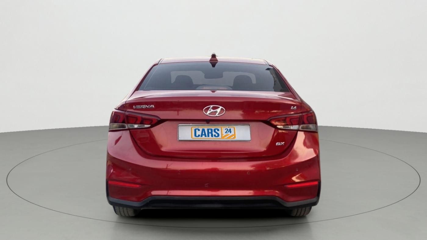 2017 Hyundai Verna 1.6 VTVT SX, Petrol, Manual, 59,476 km, Back/Rear