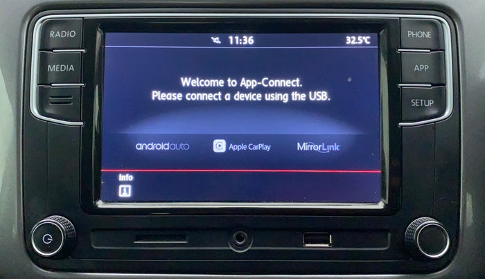 2021 Volkswagen Polo HIGHLINE PLUS 1.0L TSI AT, Petrol, Automatic, 13,390 km, Infotainment System