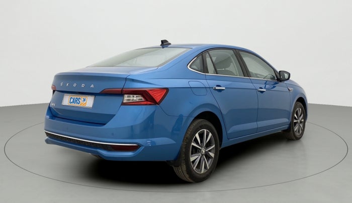 2022 Skoda SLAVIA STYLE 1.5L TSI DSG, Petrol, Automatic, 7,548 km, Right Back Diagonal
