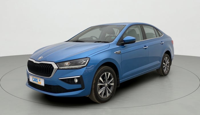 2022 Skoda SLAVIA STYLE 1.5L TSI DSG, Petrol, Automatic, 7,548 km, Left Front Diagonal