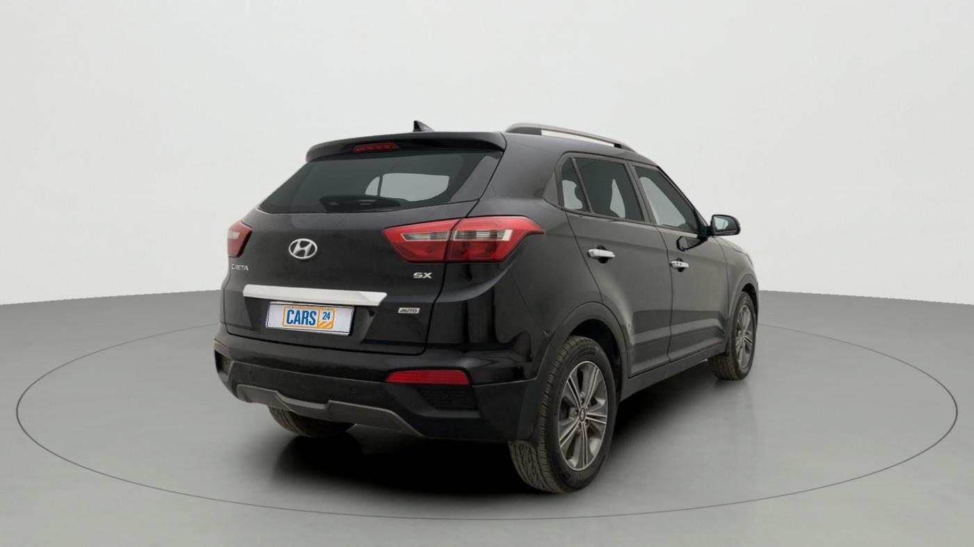 2016 Hyundai Creta SX PLUS AT 1.6 PETROL, Petrol, Automatic, 75,598 km, Right Back Diagonal