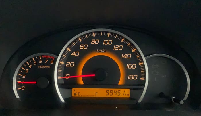 2012 Maruti Wagon R 1.0 VXI, Petrol, Manual, 99,451 km, Odometer Image