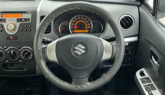 2012 Maruti Wagon R 1.0 VXI, Petrol, Manual, 99,451 km, Steering Wheel Close Up