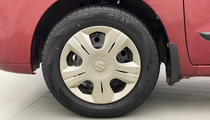 2012 Maruti Wagon R 1.0 VXI, Petrol, Manual, 99,451 km, Left Front Wheel