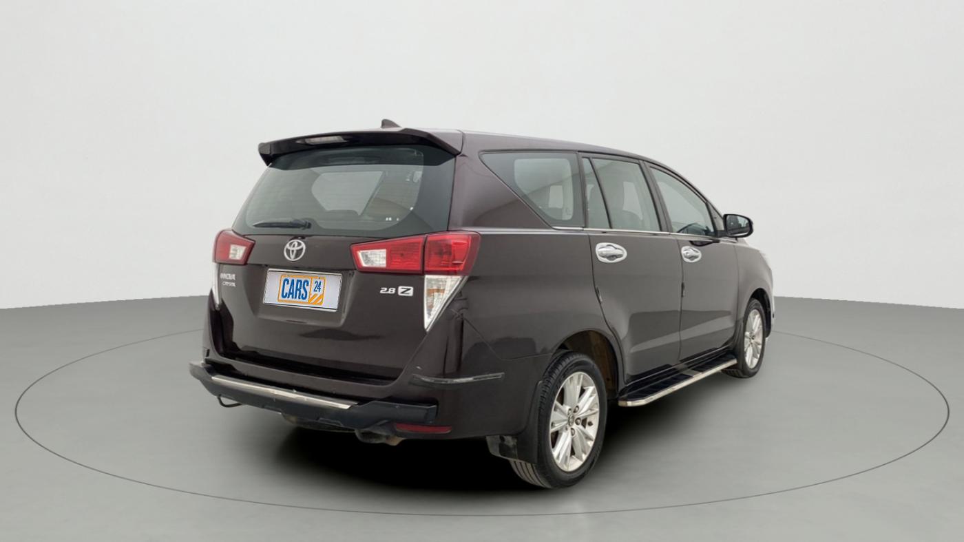 2016 Toyota Innova Crysta 2.8 ZX AT 7 STR, Diesel, Automatic, 78,374 km, Right Back Diagonal