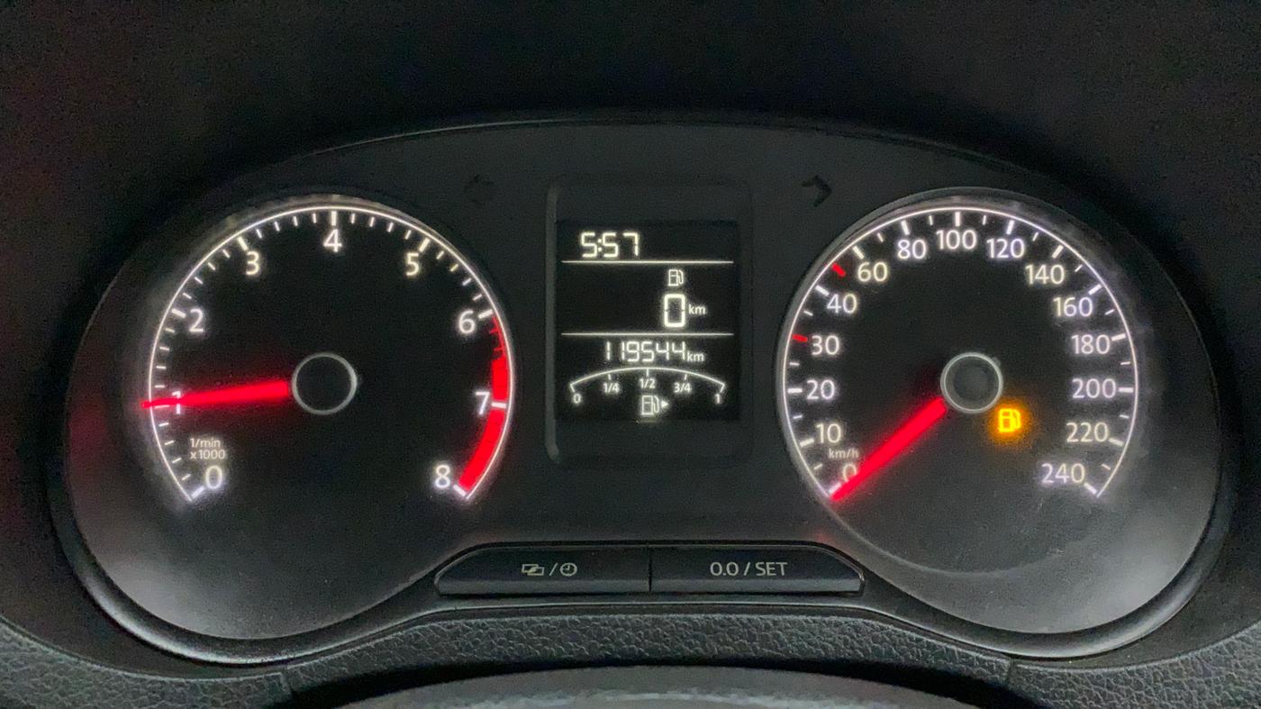 2019 Volkswagen Ameo COMFORTLINE 1.0L, Petrol, Manual, 1,19,544 km, Odometer Image
