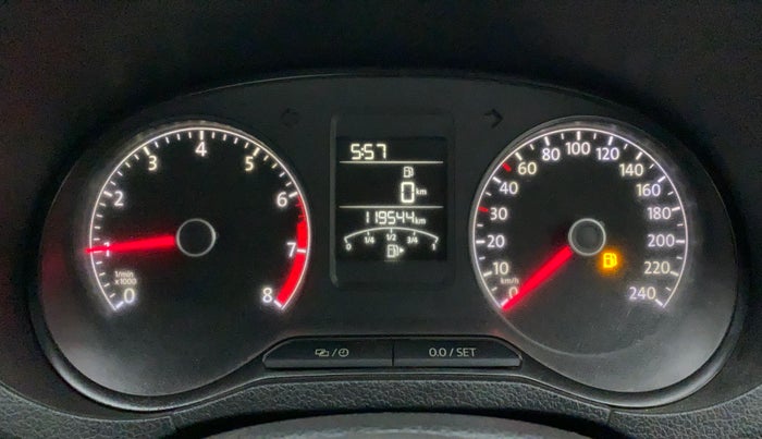 2019 Volkswagen Ameo COMFORTLINE 1.0L, Petrol, Manual, 1,19,544 km, Odometer Image
