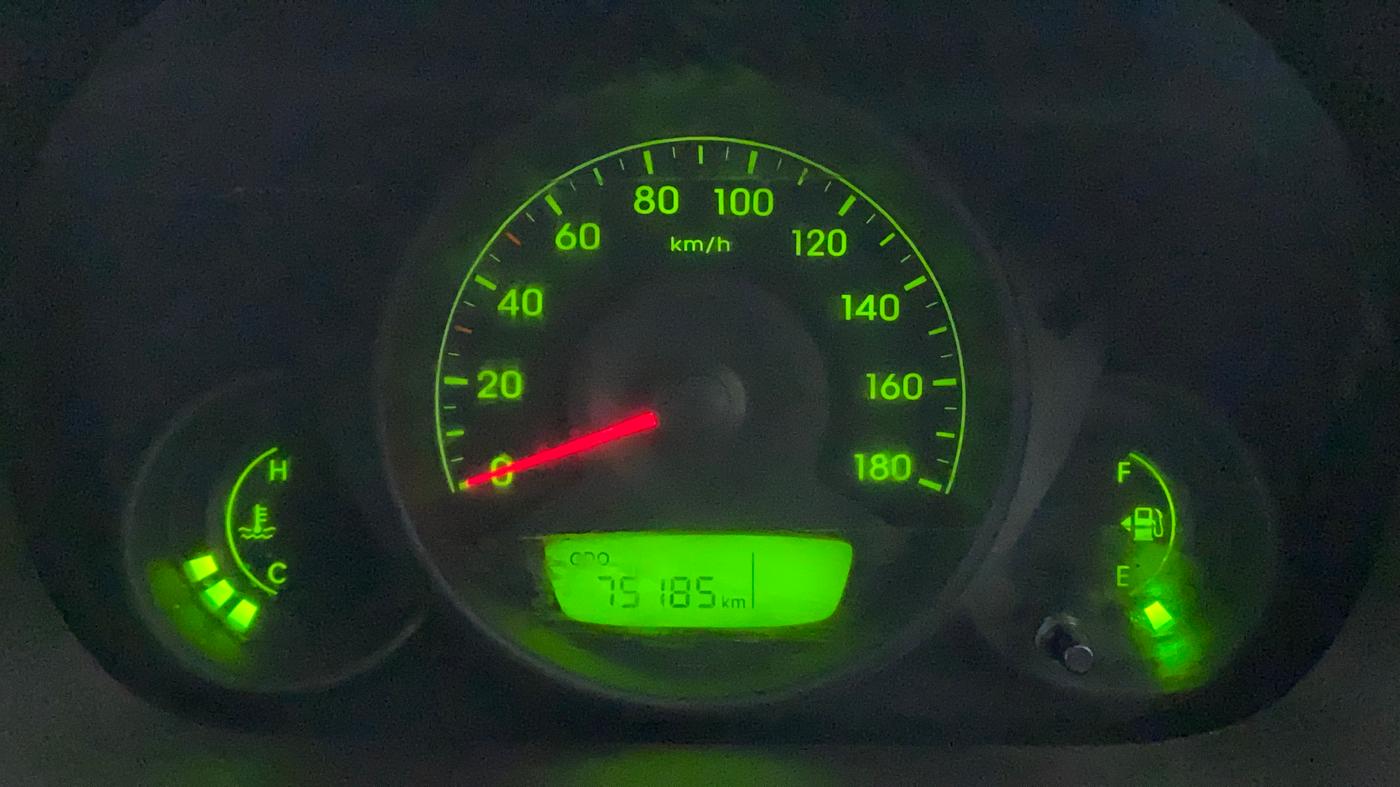 2015 Hyundai Eon ERA +, Petrol, Manual, 75,307 km, Odometer Image