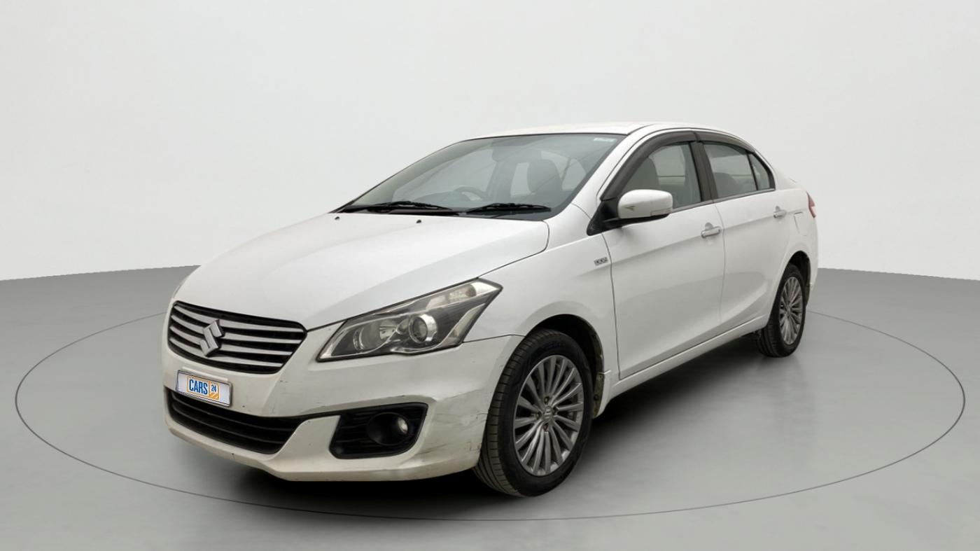 2016 Maruti Ciaz ZDI+ SHVS, Diesel, Manual, 1,10,103 km, Left Front Diagonal