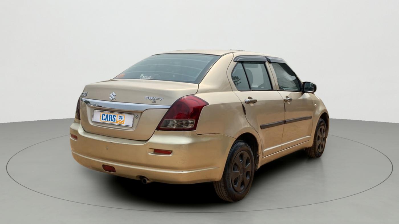 2010 Maruti Swift Dzire LXI, Petrol, Manual, 52,476 km, Right Back Diagonal