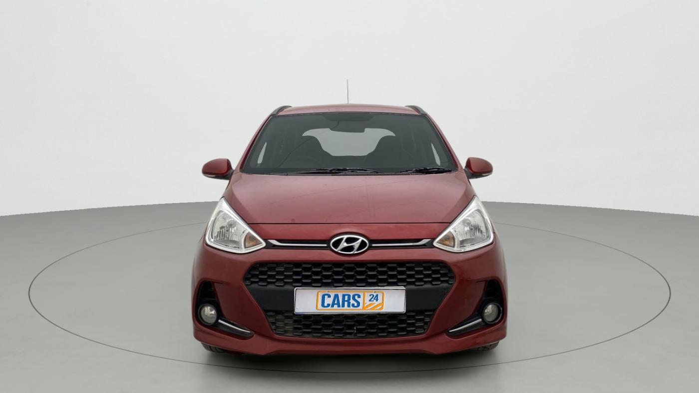 2018 Hyundai Grand i10 SPORTZ AT 1.2 KAPPA VTVT, Petrol, Automatic, 53,576 km, Front