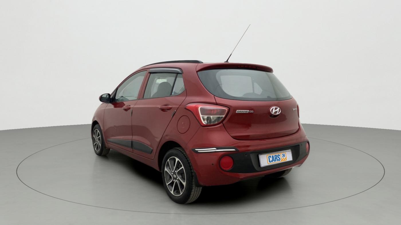 2018 Hyundai Grand i10 SPORTZ AT 1.2 KAPPA VTVT, Petrol, Automatic, 53,576 km, Left Back Diagonal