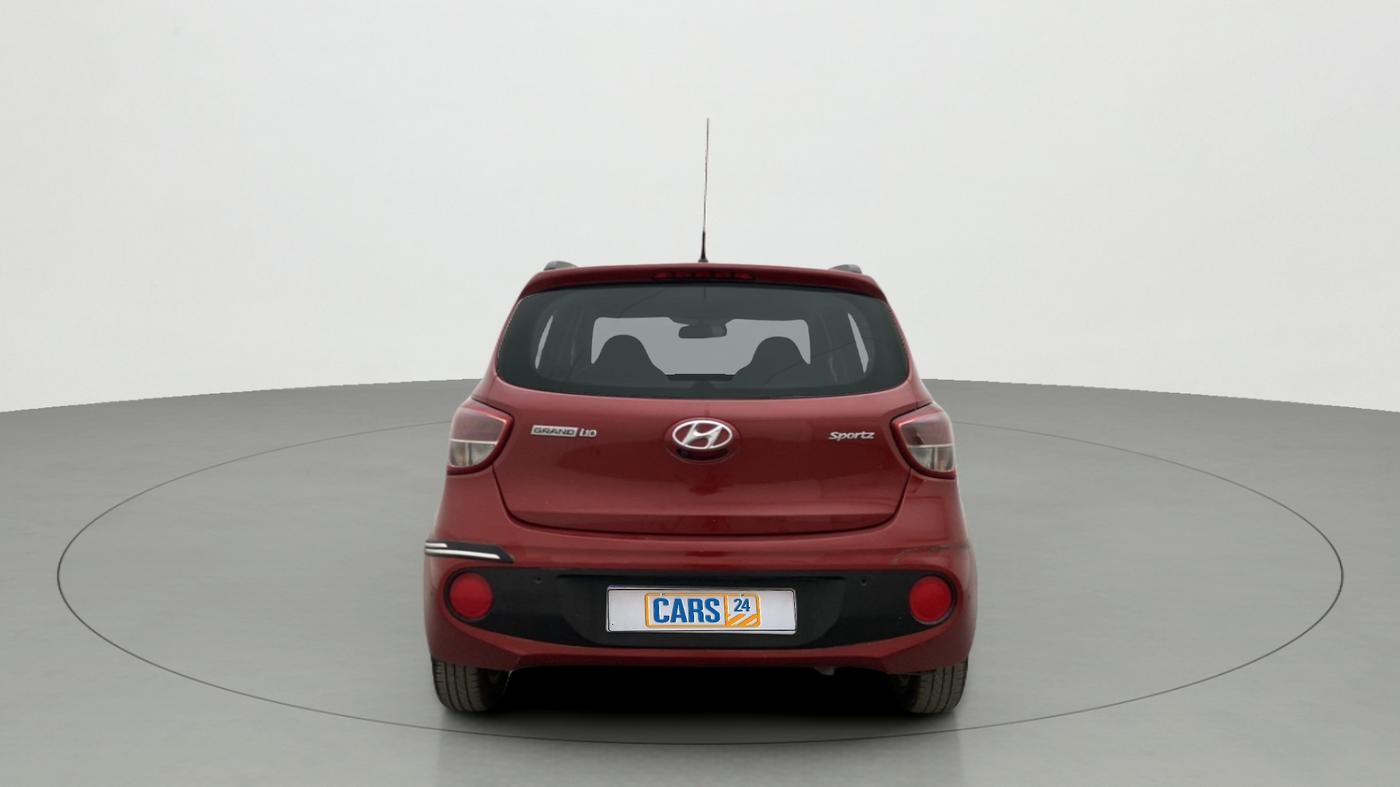 2018 Hyundai Grand i10 SPORTZ AT 1.2 KAPPA VTVT, Petrol, Automatic, 53,576 km, Back/Rear