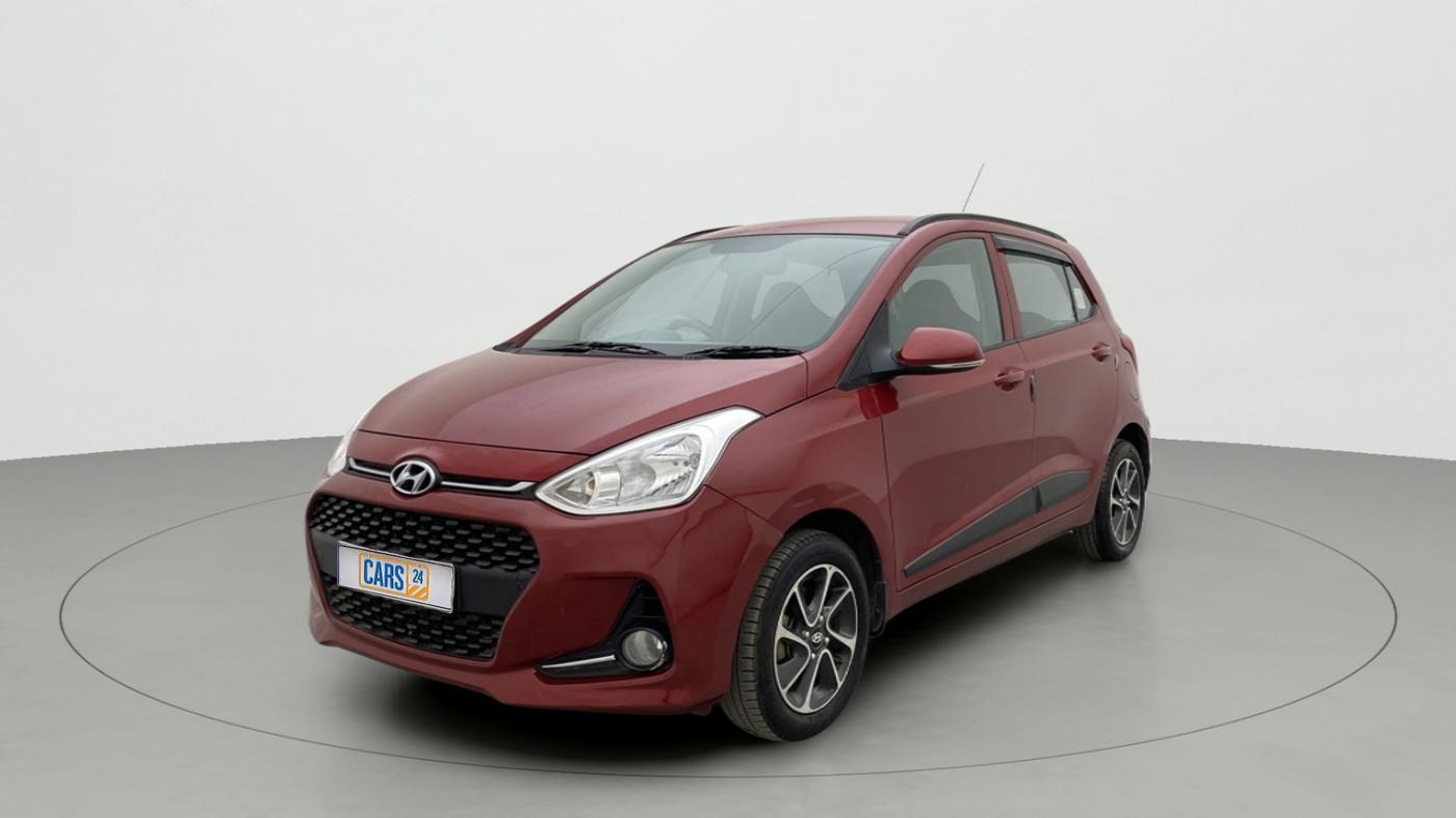 2018 Hyundai Grand i10 SPORTZ AT 1.2 KAPPA VTVT, Petrol, Automatic, 53,576 km, Left Front Diagonal