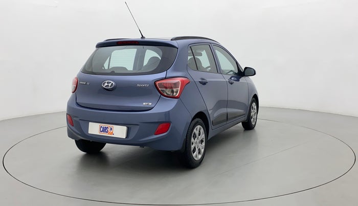 2016 Hyundai Grand i10 SPORTZ 1.2 KAPPA VTVT, Petrol, Manual, 60,662 km, Right Back Diagonal