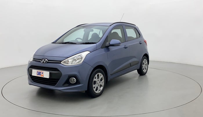 2016 Hyundai Grand i10 SPORTZ 1.2 KAPPA VTVT, Petrol, Manual, 60,662 km, Left Front Diagonal