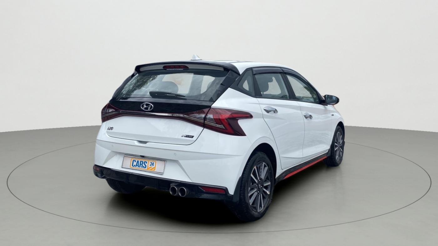 2021 Hyundai NEW I20 N LINE N8 1.0 TURBO GDI IMT, Petrol, Manual, 12,631 km, Right Back Diagonal