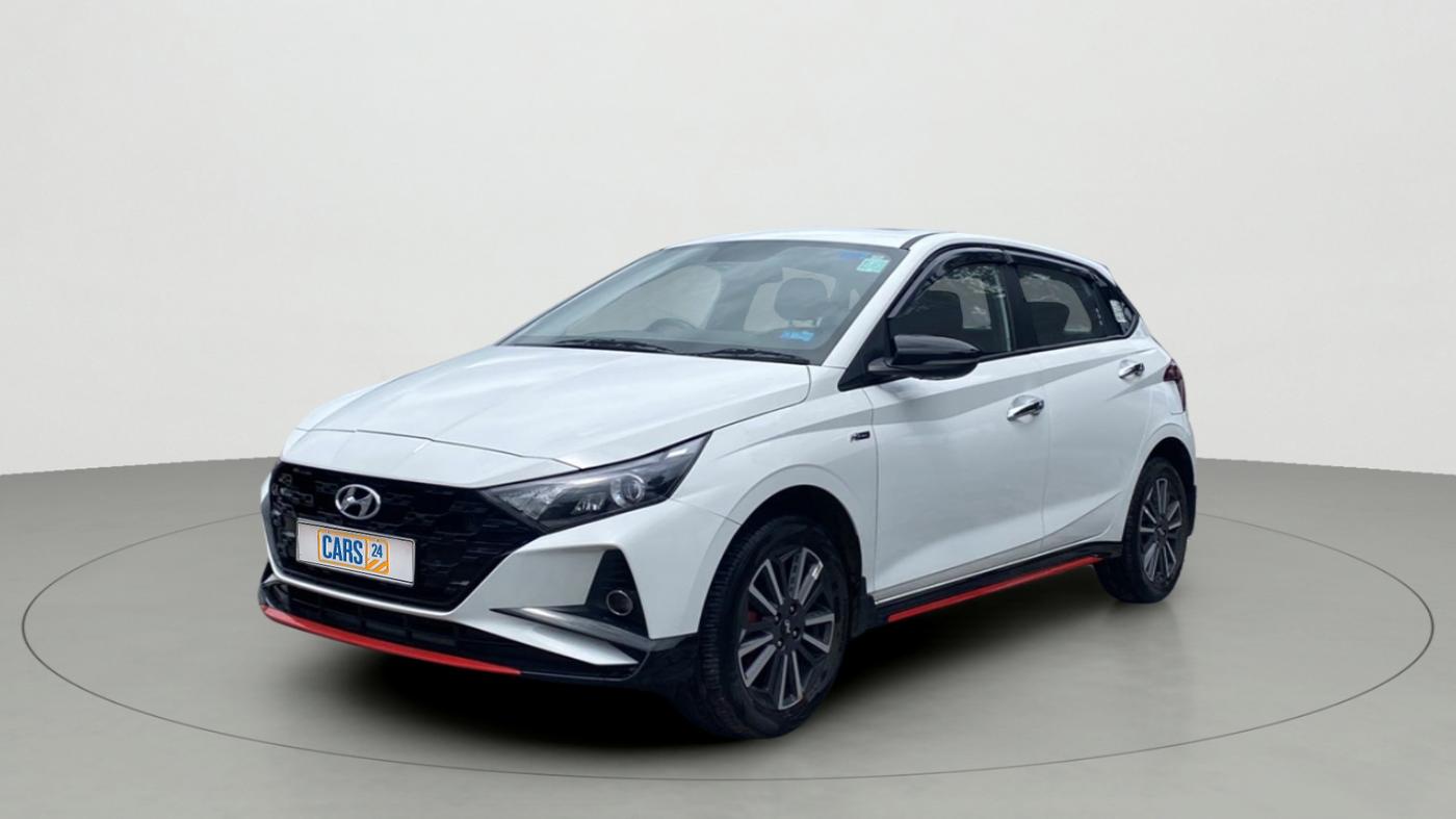 2021 Hyundai NEW I20 N LINE N8 1.0 TURBO GDI IMT, Petrol, Manual, 12,631 km, Left Front Diagonal